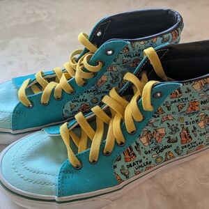 Custom Parks Project High Top Vans